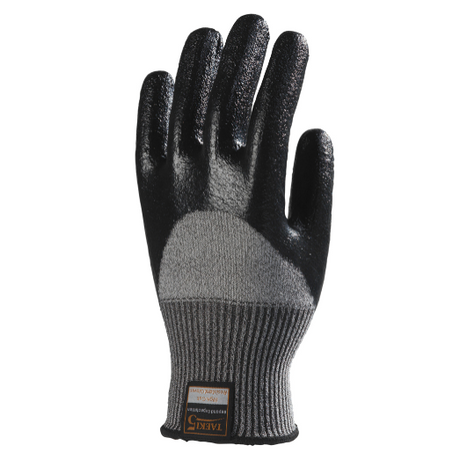 MĂNUȘI TEAKI5, REZIST. LA TĂIERE, ZONA PALMEI NITRILE NEGRU,, marimea 8 - sefira.ro