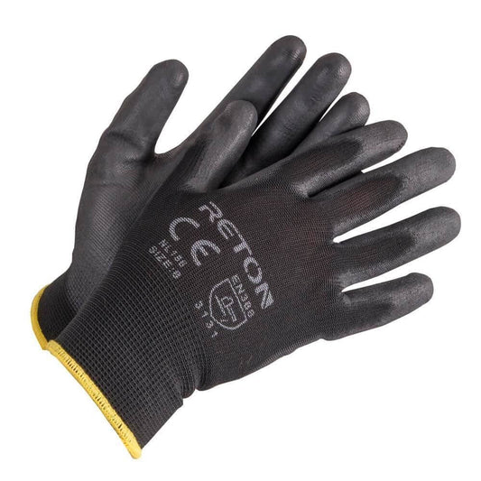 Precision gloves, with polyurethane coating, size 6, EN420, COVERGUARD