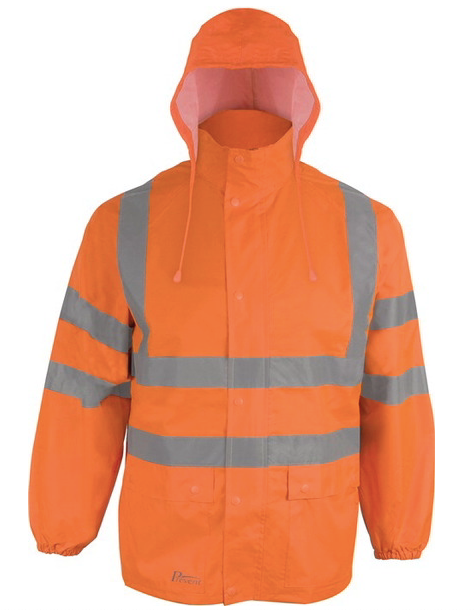 Jacheta de ploaie reflectorizanta RJG, marimea S, galbena - sefira.ro