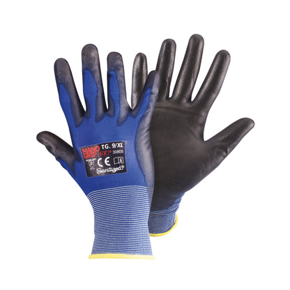 Lightweight nylon work gloves coated with polyurethane MANOGRIP 30805