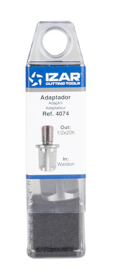 Carota ADAPTOR - 4074 - FRESA "DOBLE WELDON" -> 1/2X20 IZAR