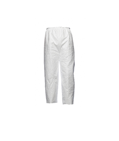 Protective trousers with waist, Color white, Size M, Tyvek® 500 DuPont™