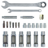 Set unelte pentru desfacut amortizoare, KL-0056-11 EB, 23 buc, GEDORE - sefira.ro