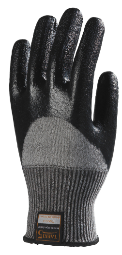 MĂNUȘI TEAKI5, REZIST. LA TĂIERE, ZONA PALMEI NITRILE NEGRU,, marimea 8 - sefira.ro