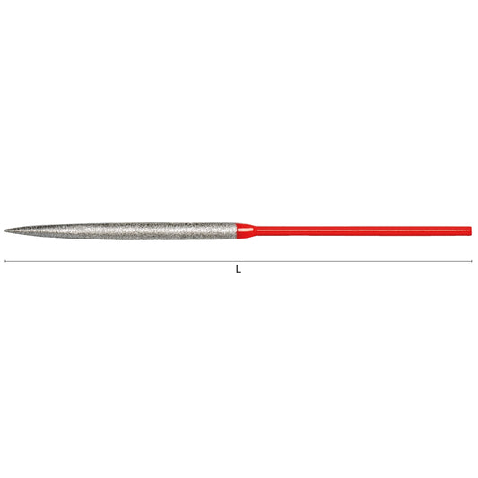 WODEX WX7772 semi-round diamond needle file