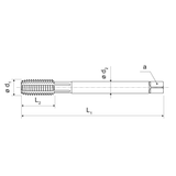Tarod de formaj universal KERFOLG FORM 3XD pentru gauri oarbe si trecatoare M - sefira.ro