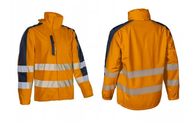 HOTARU SOFTSHELL HV rain jacket, size L, orange color, COVERGUARD