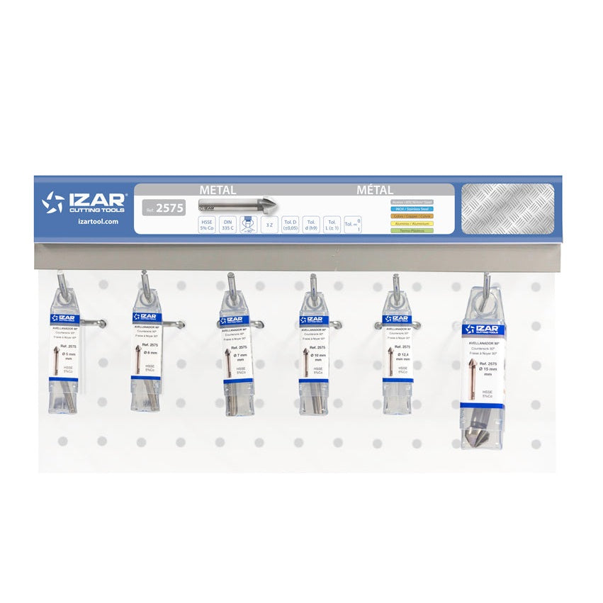 Tesitor HSS Co DIN335C 90º - 2575 - Set IZAR