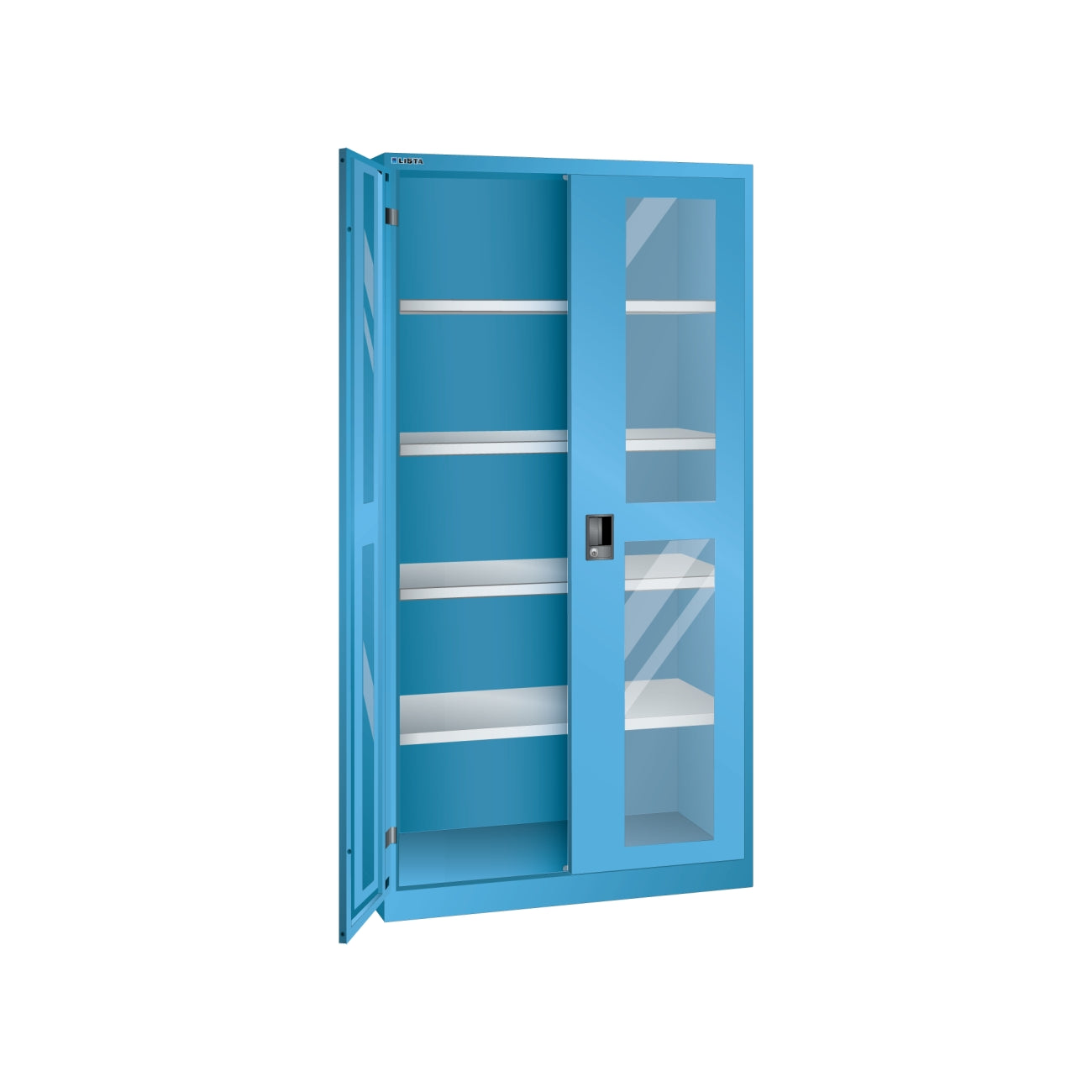 Cabinets with doors with transparent windows LISTA 60.201-60.202