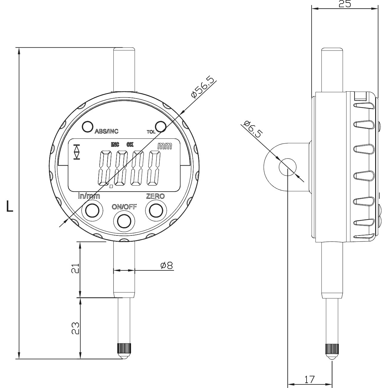 Indicatoare de Ceas digitale ALPA 5 FUNCTIONS