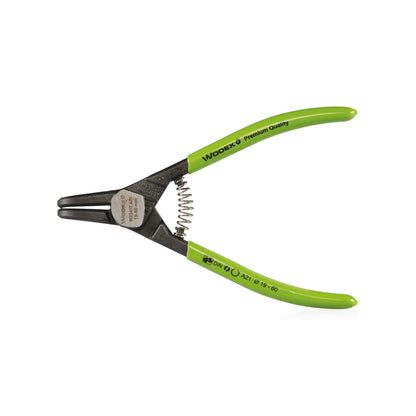 Pliers with integrated 90° bent nose for external circlips WODEX WX3417