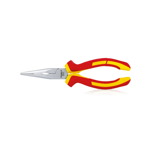 Half round nose pliers with long nose insulated VDE 1000 Volt WODEX WX3210