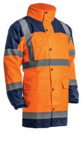 HYDRA RAIN PARKA HV rain jacket, SOFTSHELL, size L, orange color, COVERGUARD