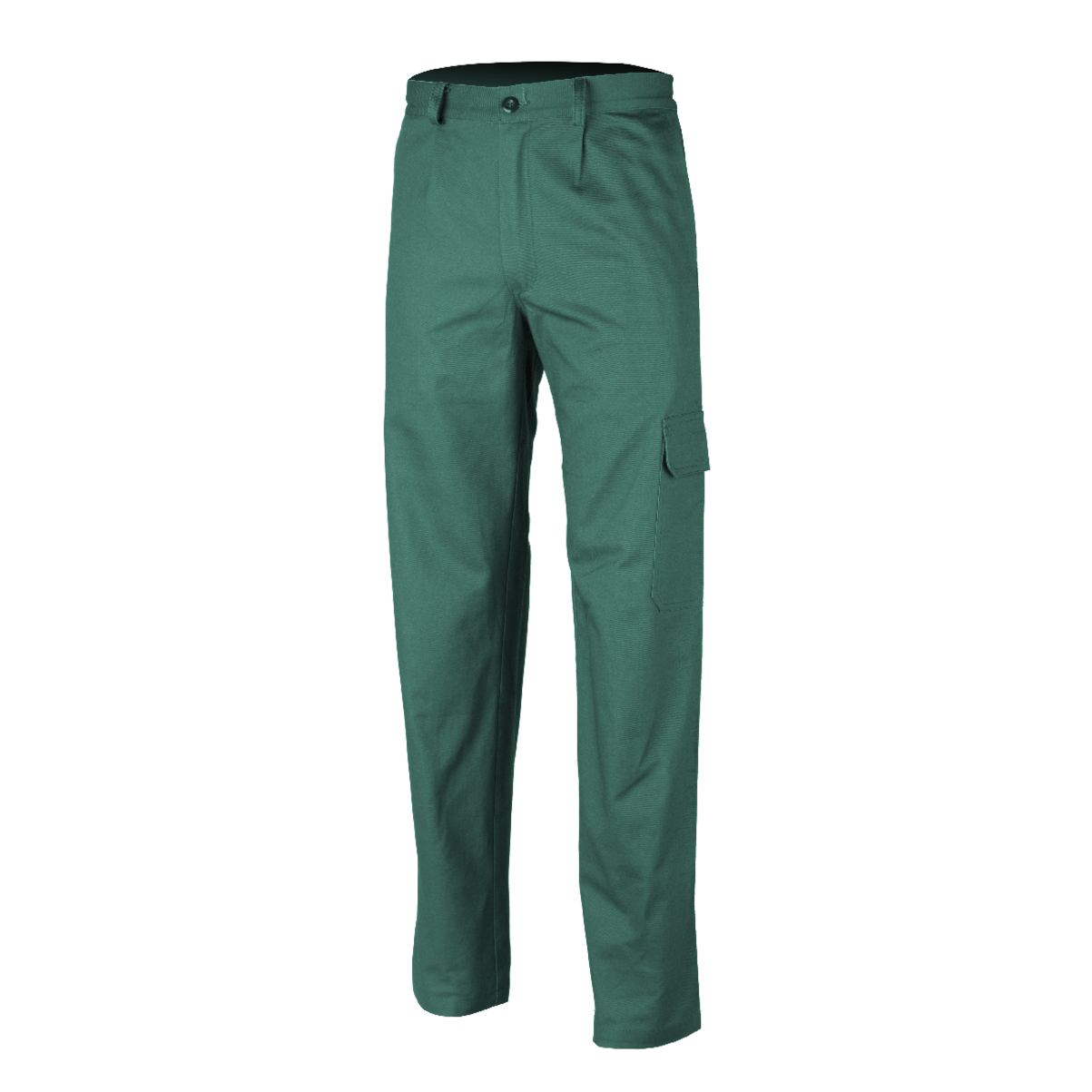 PANTALONI PE TALIE PARTNER, CULOARE VERDE, 100% BUMBAC, 250G - sefira.ro