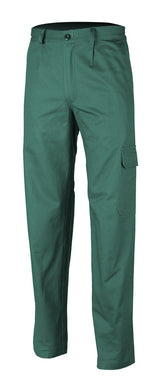 PANTALONI PE TALIE PARTNER, CULOARE VERDE, 100% BUMBAC, 250G - sefira.ro