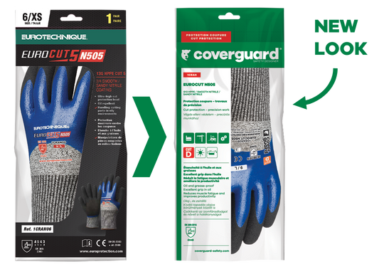 EUROCUT protective gloves, size 7, oil resistance, maximum cut level 5, EUROTEHNIQUE