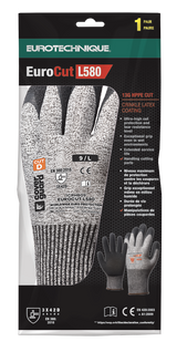 Manusi de protectie EUROCUT, marimea 7, pentru medii umede, rezistenta la taiere nivel maxim 5, EUROTEHNIQUE - sefira.ro