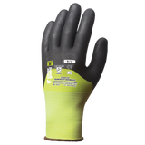 Manusi de protectie EUROCUT 3 N318HVC, HPPE, nitril, nailon galben FLUO, marimea 7, EUROTEHNIQUE - sefira.ro