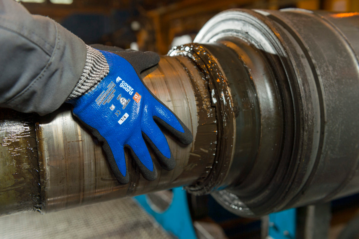 Manusi de protectie EUROCUT, marimea 7, rezistenta la ulei, la taiere nivel maxim 5, EUROTEHNIQUE - sefira.ro