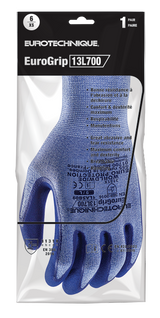 Manusi de protectie pentru precizie EUROGRIP 13L700, marimea 6, dublu strat, conditii umede, EUROTEHNIQUE - sefira.ro