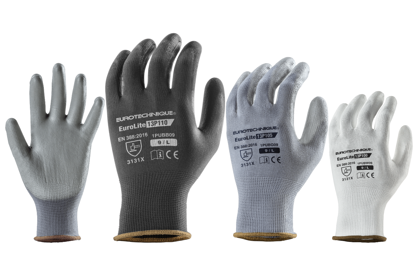 EUROLITE precision protective gloves, size 6, black, EUROTECHNIQUE