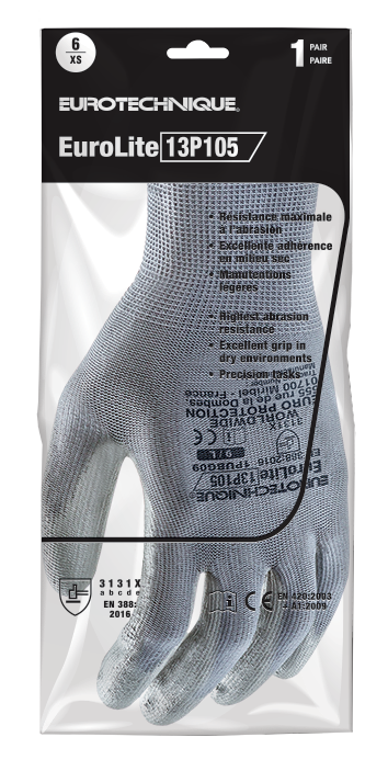 Manusi de protectie pentru precizie EUROLITE, marimea 6, gri, EUROTECHNIQUE - sefira.ro