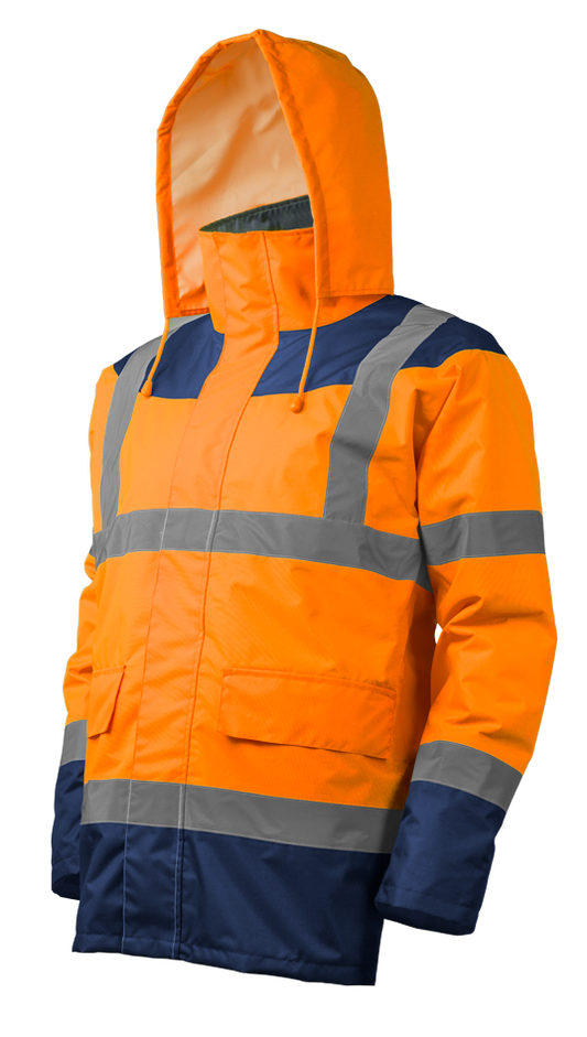 KETA reflective work protective jacket, size L, orange, COVERGUARD