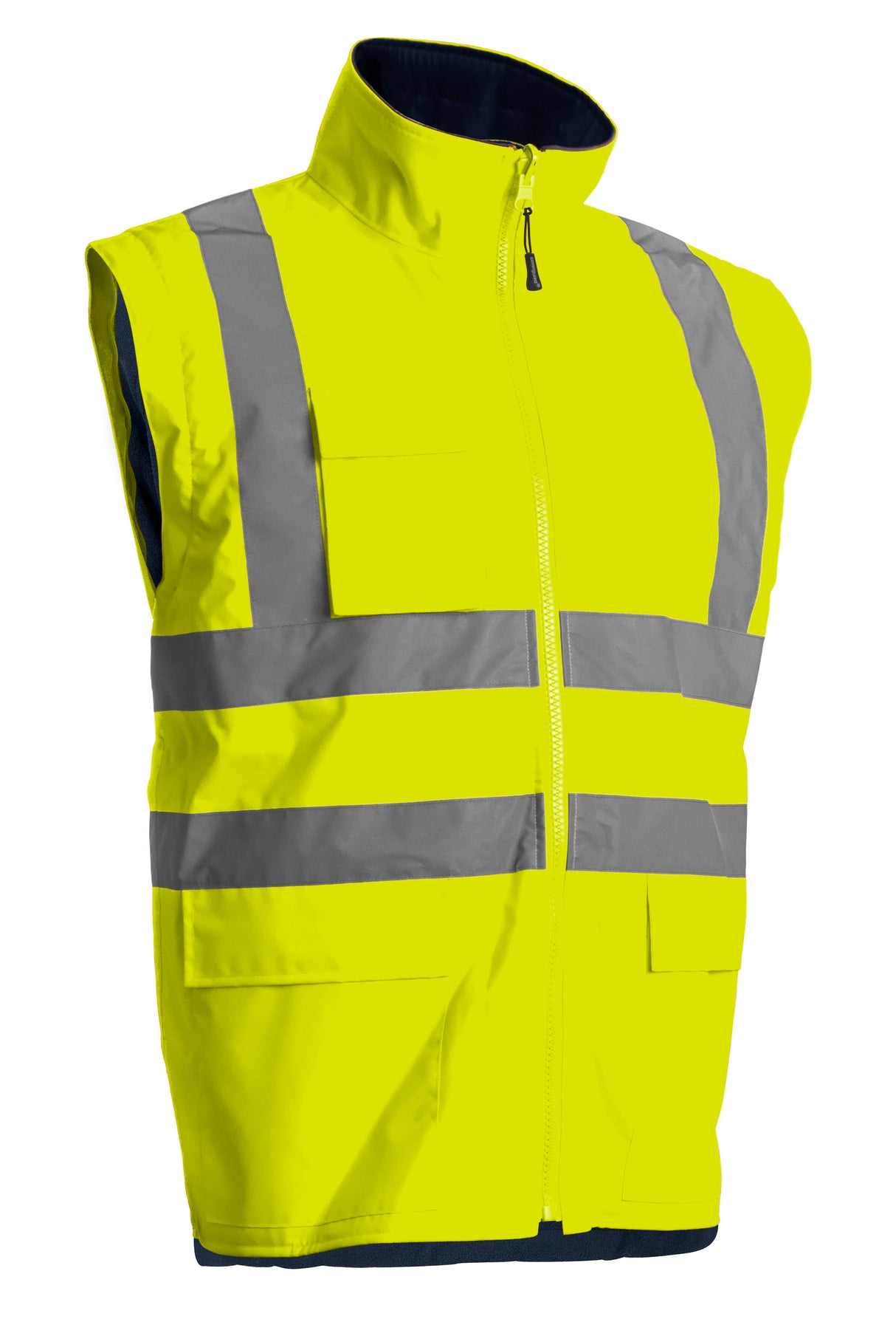 Jacheta de iarna reflectorizanta 4 in 1 KANY KANATA HI-VIZ, marimea 6XL, galbena / albastra, COVERGUARD - sefira.ro