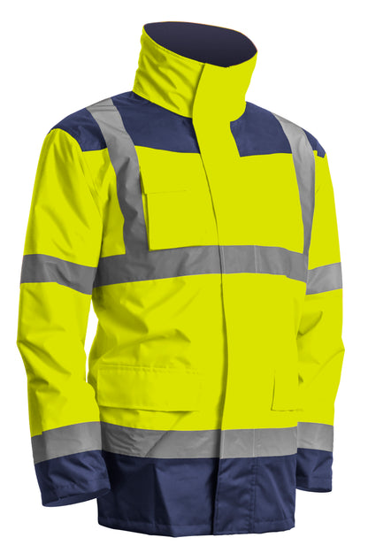 KANY KANATA HI-VIZ 4-in-1 reflective winter jacket, size 6XL, yellow / blue, COVERGUARD