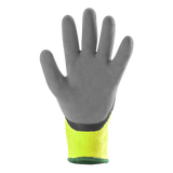 Manusi de protectie EUROWINTER L22 iarna, marimea 8, acril galben FLUO, latex gri, EUROTEHNIQUE - sefira.ro