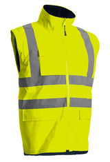 Jacheta de iarna reflectorizanta 4 in 1 KANY KANATA HI-VIZ, marimea 6XL, galbena / albastra, COVERGUARD - sefira.ro