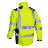 Jacheta de protectie SOFTSHELL KNAPA HV, reflectorizanta, marimea L, culoare galben/albastra, COVERGUARD - sefira.ro