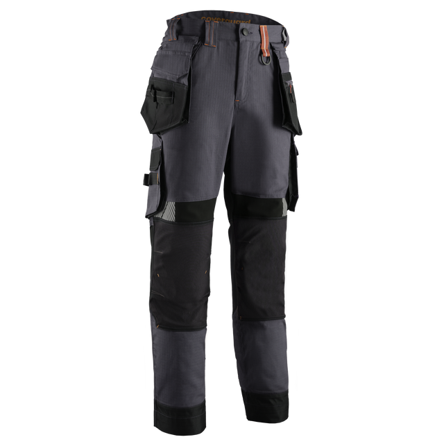 Pantaloni CRISTOBAL Gri închis-Orange mărimea L - sefira.ro