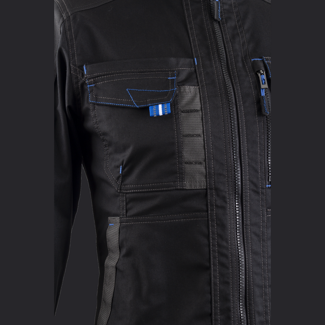 Jacheta CASITA Negru-Albastru marimea L - sefira.ro