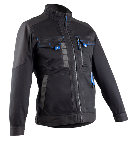 Jacheta CASITA Negru-Albastru marimea L - sefira.ro