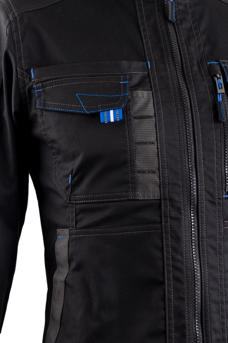 Jacheta CASITA Negru-Albastru marimea L - sefira.ro