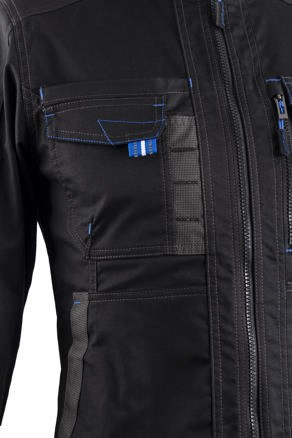 Jacheta CASITA Negru-Albastru marimea L - sefira.ro