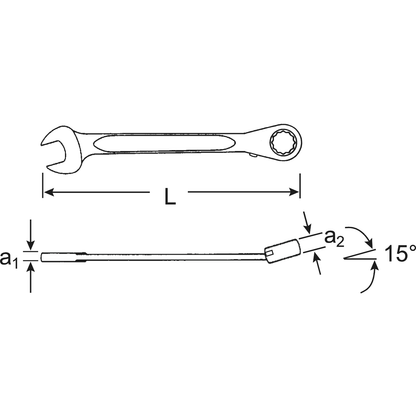 WRK combination wrenches DIN 3113A