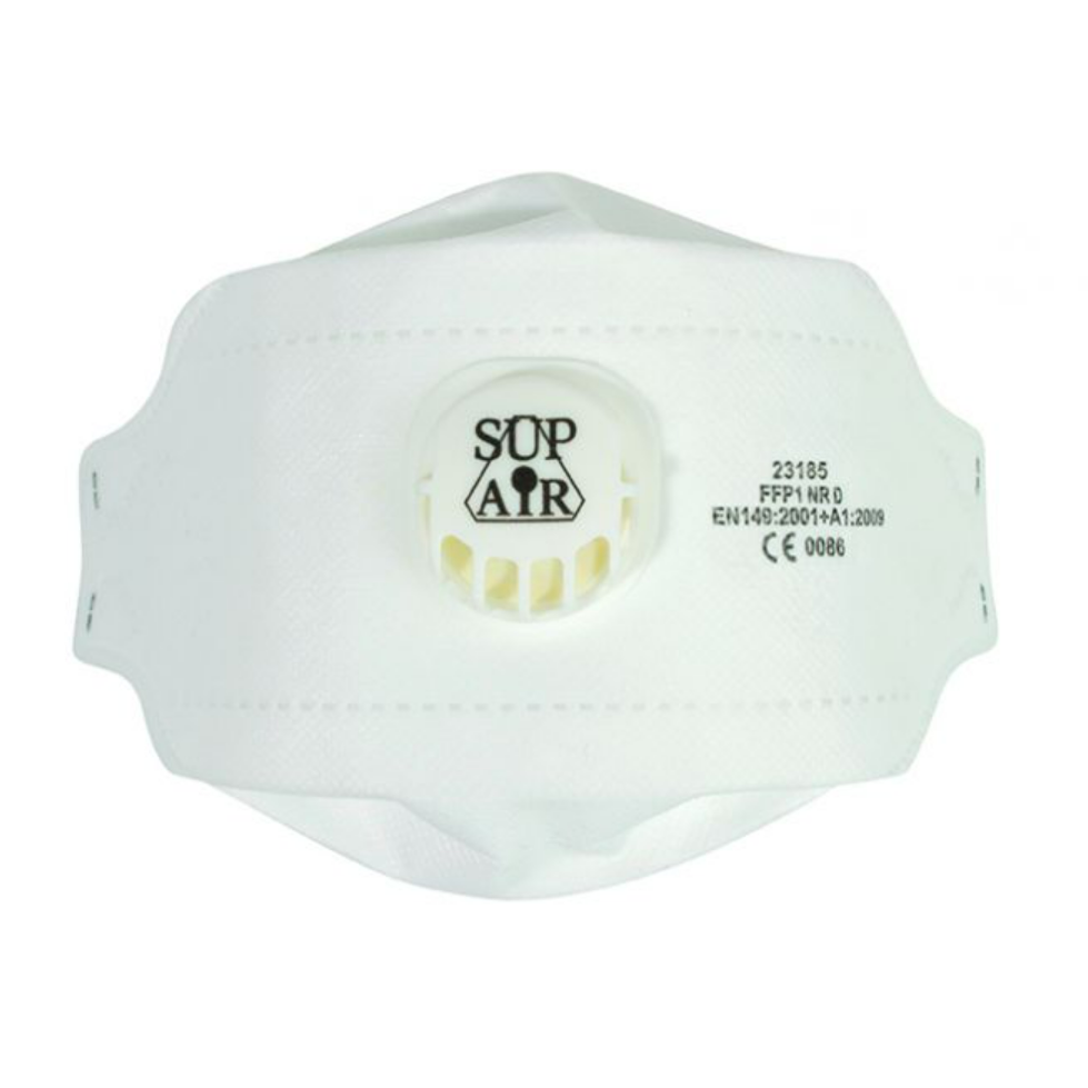 MASCĂ ÎMP. PRAFULUI CU SUPAPĂ SUPAIR FFP1 NR D 3 PANELS (ST) - sefira.ro
