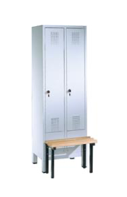 1-compartment locker cabinet, white, 1850x320x500 mm