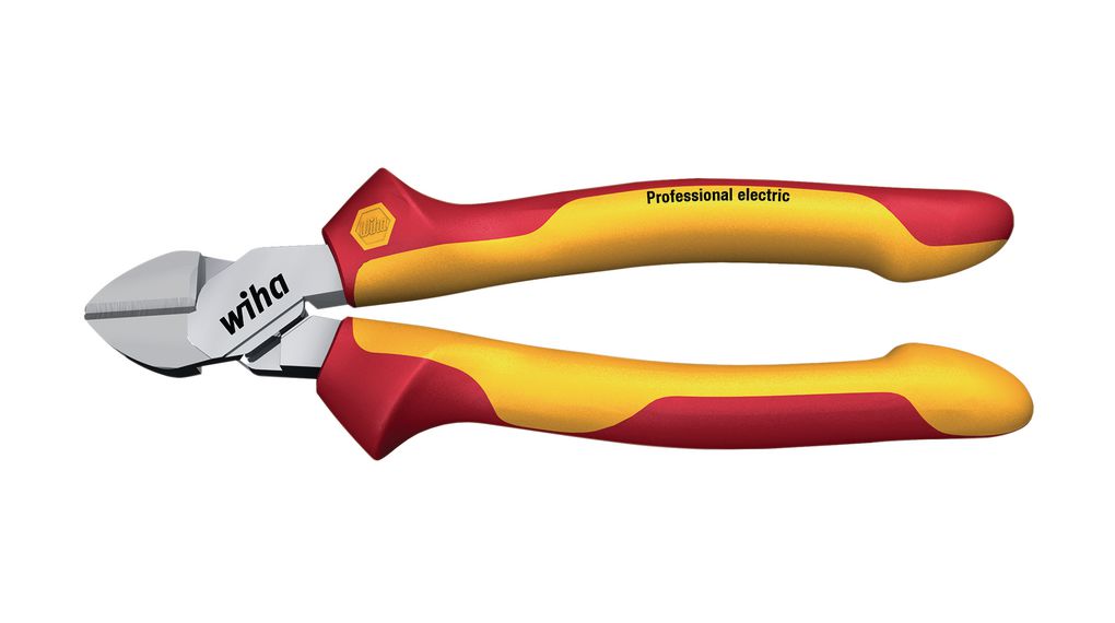 Professional VDE pliers with side cutting, DynamicJoint® 160mm, WIHA