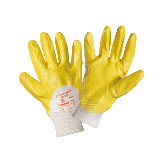 ANSELL NITROTOUGH nitrile coated cotton work gloves