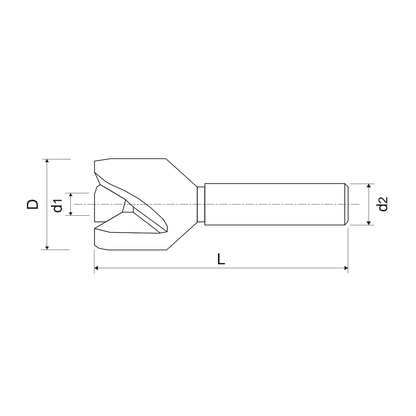 Tesitor externe in HSS 90° WRK Z3