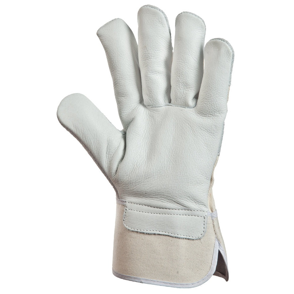 Manusi de protectie pentru lucru, EP 280, marimea 10, piele moale bovina, gri, COVERGUARD - sefira.ro