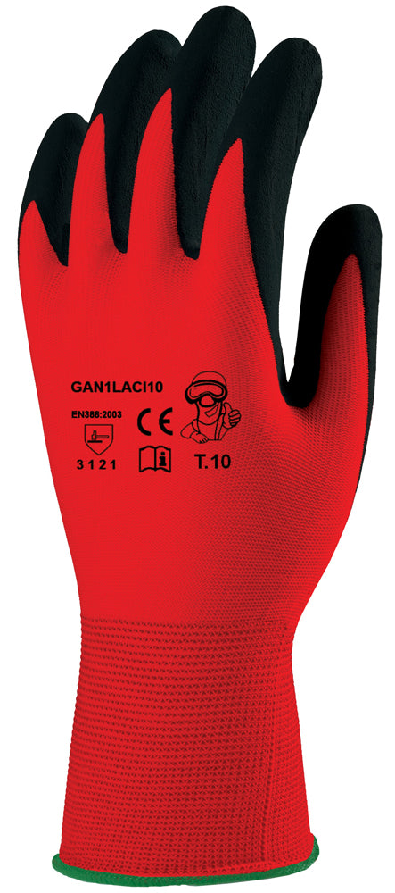 Precision protective gloves EP, size 7, latex dipped, for wet conditions, EUROTEHNIQUE