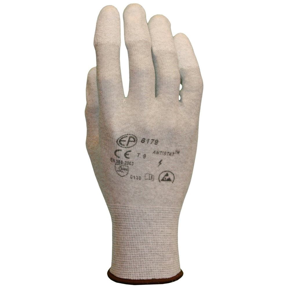 DELISTAT ESD ALBE, MĂNUȘI CU DEGETELE PU_5 - sefira.ro