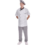 PANTALONI BUCĂTAR MODEL PEPIT, TALIE CU ELASTIC_XS - sefira.ro