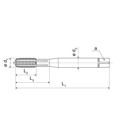 KERFOLG stainless steel forming tap for blind and through holes M