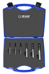Milling cutter PMX DIN844W 3Z - 6430 - Set BLUE 4-5-6-8-10-12 TIALN-TOP - TIALN-TOP IZAR