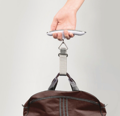 Cantar de mana, afisaj digital, pentru bagaje, sarcina maxima 50 kg, diviziune 10 g, KERN - sefira.ro